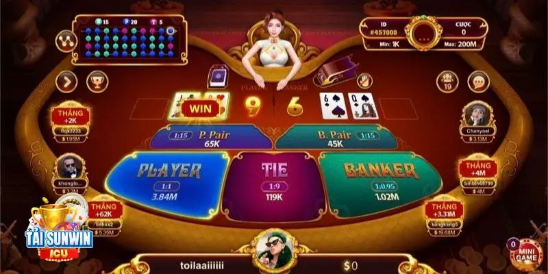 Baccarat sunwin là tựa game lấy ý tưởng từ các trò chơi bài truyền thống