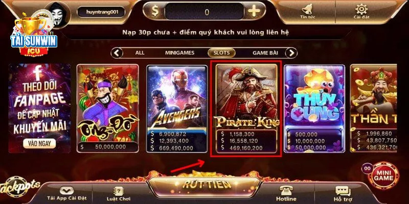 Giới thiệu chung về tựa game pirate king sunwin