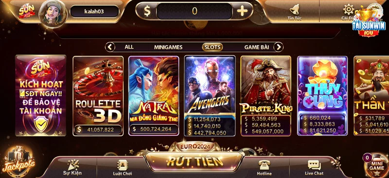 Hàng chục tựa game đặc sắc quy tụ tại sảnh cược