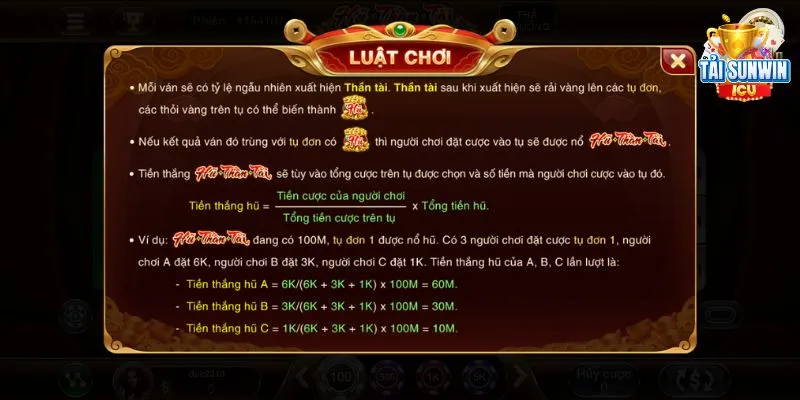 Cách tính tiền roulette sunwin nổ hũ siêu khủng