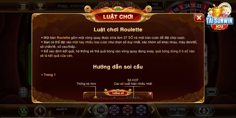 Luật chơi cơ bản dành cho khách hàng mới