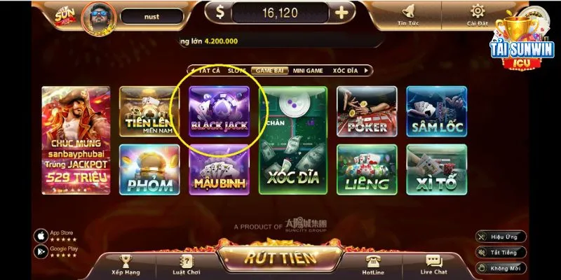 Sơ lược các thông tin về game bài blackjack sunwin