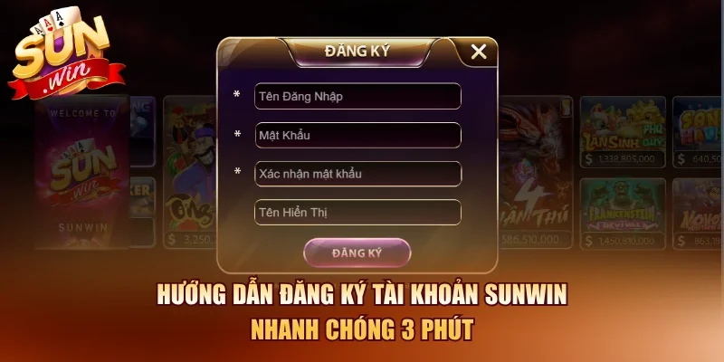 Sunwin | Link Tải Sun Win Chính Hãng Mới Nhất 2026 20 Sunwin Hướng dẫn đăng ký tài khoản Sunwin nhanh chóng 3 phút