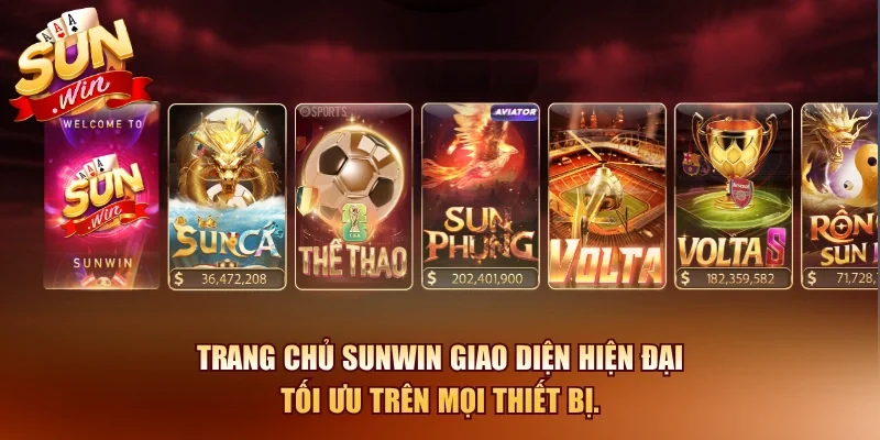 Sunwin | Link Tải Sun Win Chính Hãng Mới Nhất 2026 15 Sunwin Trang chủ Sunwin giao diện hiện đại tối ưu trên mọi thiết bị.